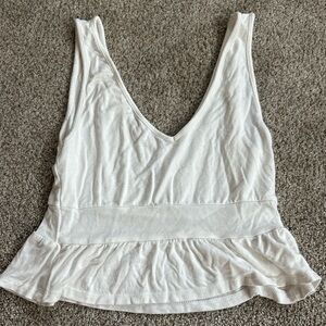White babydoll tank